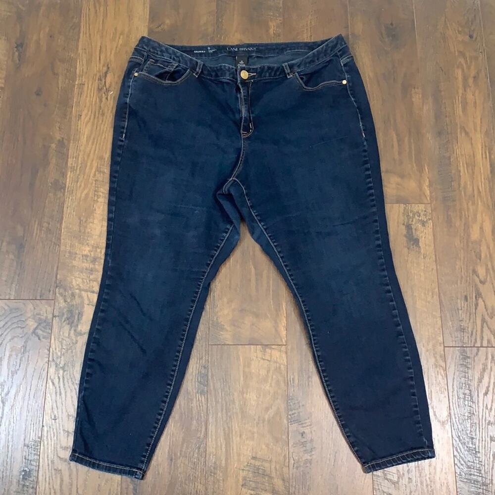 Lane Bryant Skinny Genius Fit Dark Wash Jeans